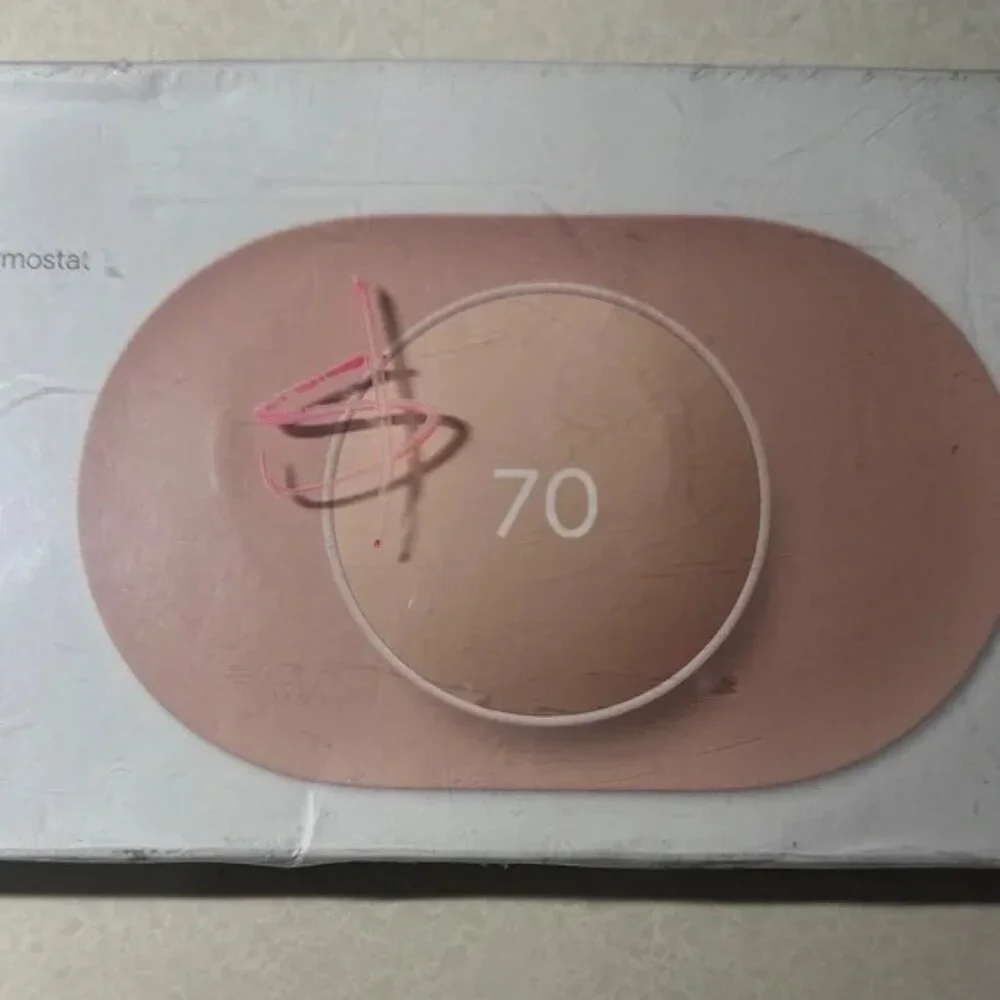 Google Nest Thermostat Trim Kit in Soft Pink